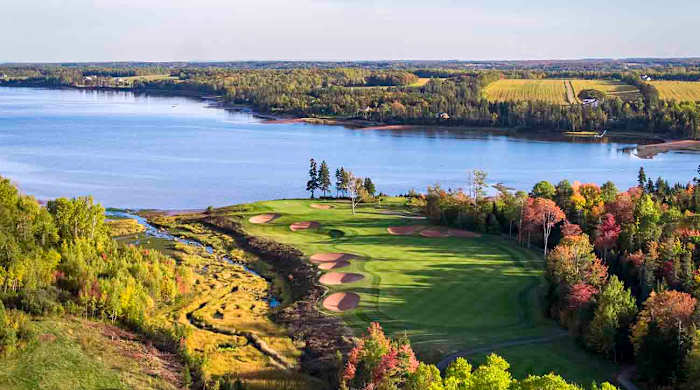 The 8th hole at Dundarave.